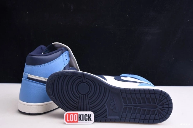 Rep TB High 1 Obsidian Air Retro OG Jordan 555088-140 0801